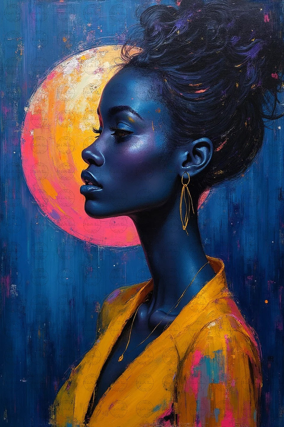 Black Girl Art - Velvets View Digital Art - Ethereal Vibrance - Velvet View Digital Art Collection 445