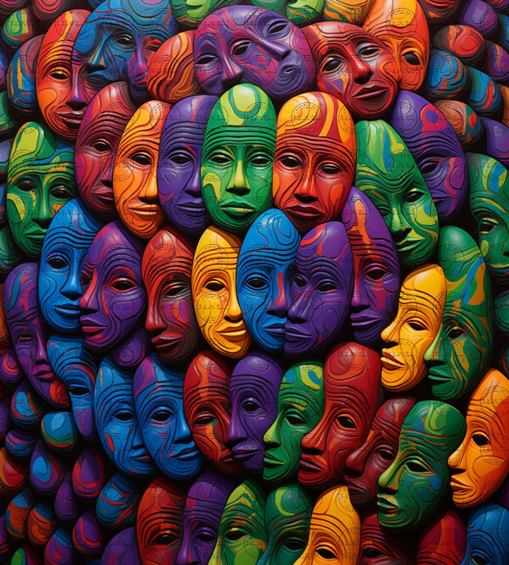 Digital Art - United Colors of Humanity #2018