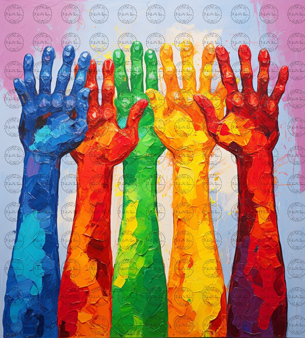 Digital Art - United Colors of Humanity #2020
