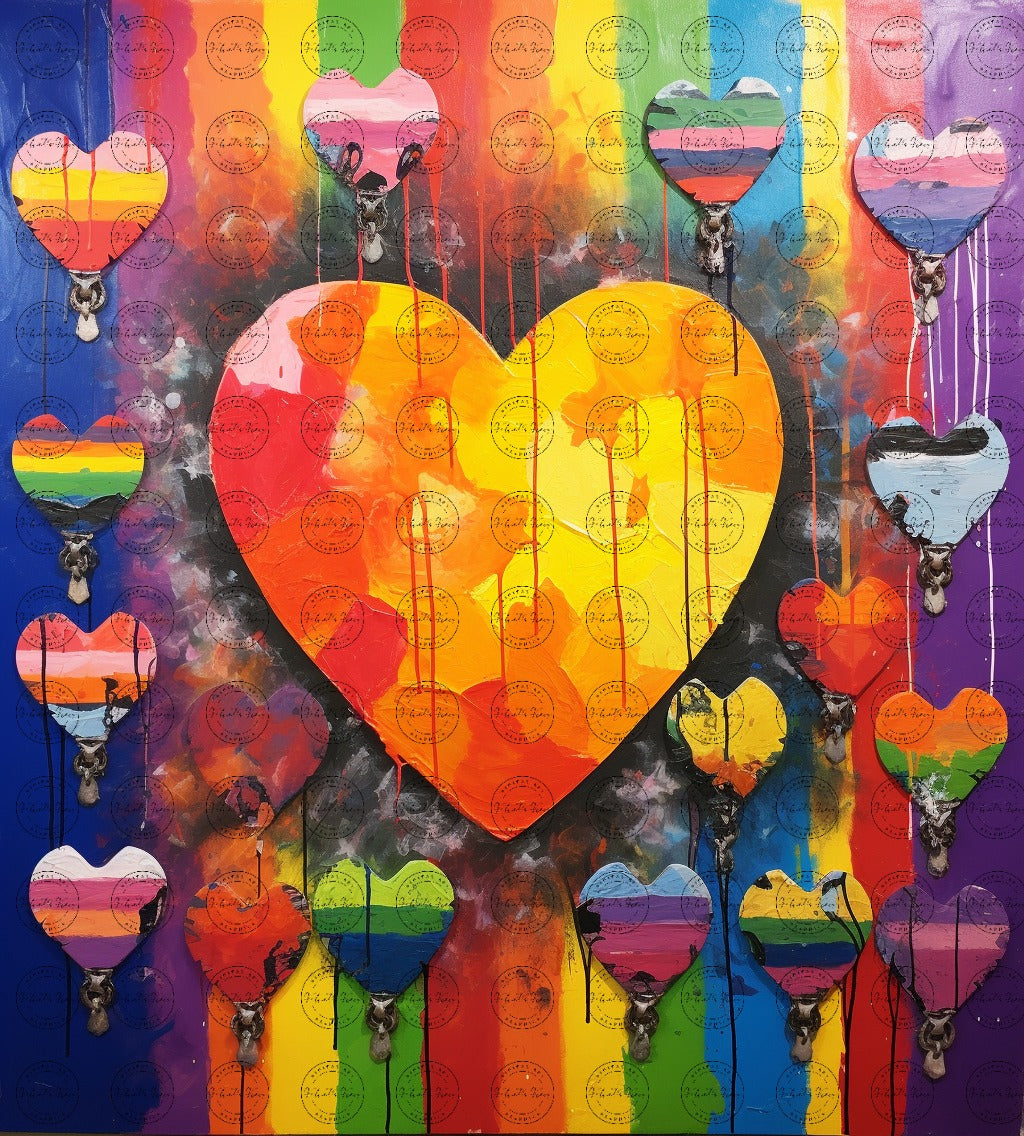 Digital Art - United Colors of Humanity #2014