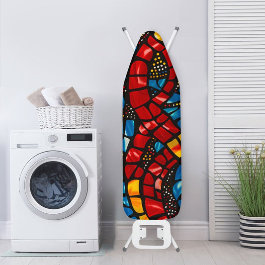 Ironing Board Cover - Velvet's View - Elegant Adinkra-Inspired Fabric Collection