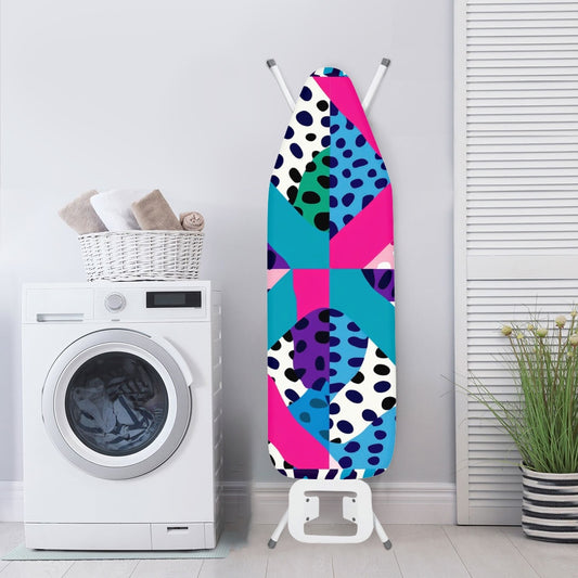 Ironing Board Cover - Velvet's View - Pop Vibrance Collection - Dynamic Patterns and Energetic Textures