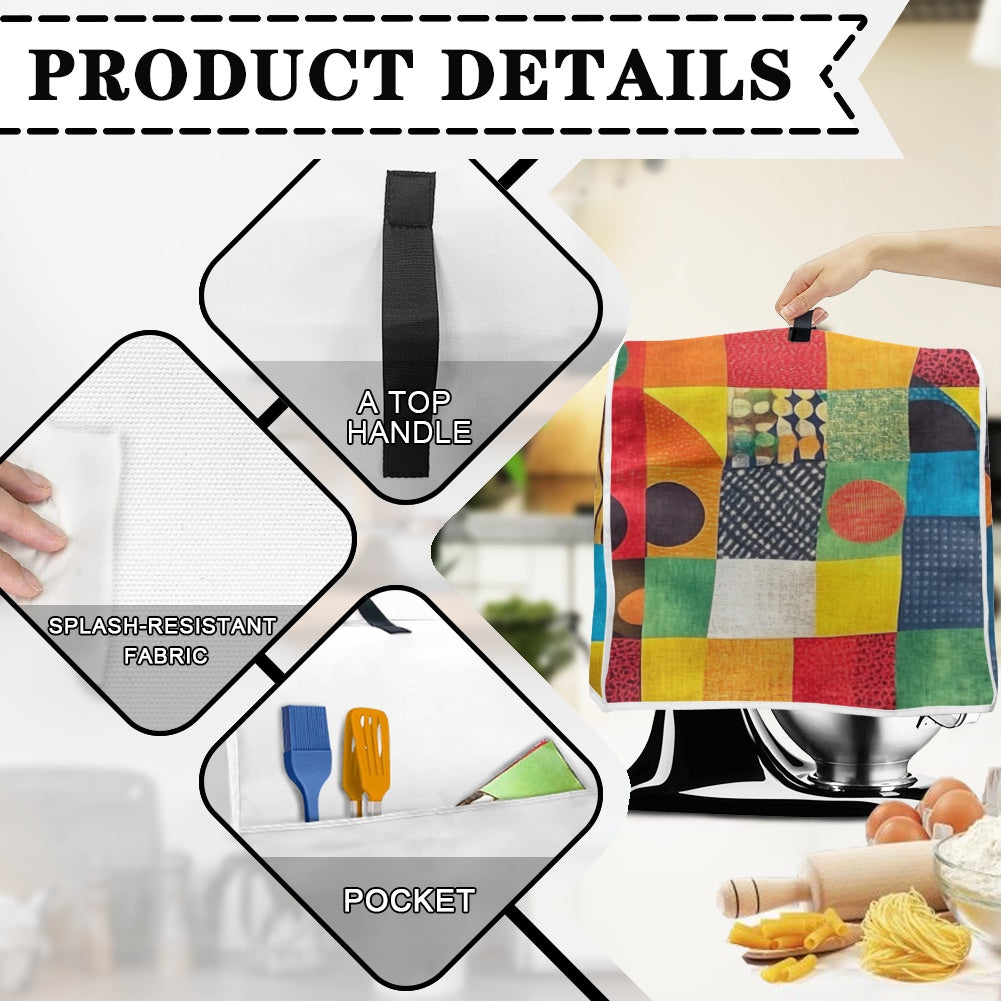 Mixer cover- Velvet's View - Elegant Adinkra-Inspired Fabric Collection