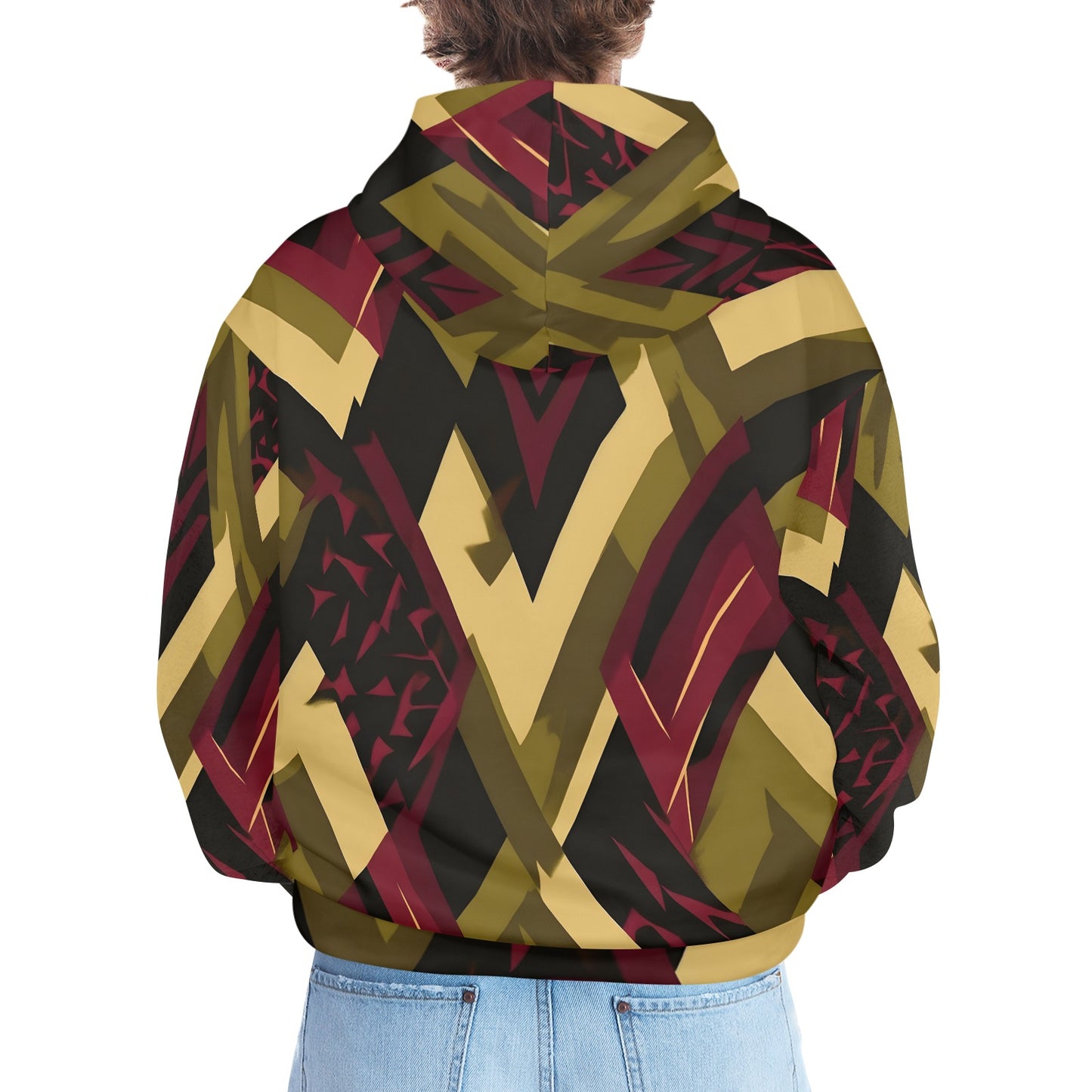 Retro Print Collection - Men's All Over Print Hoodie (Model H61) – 2013
