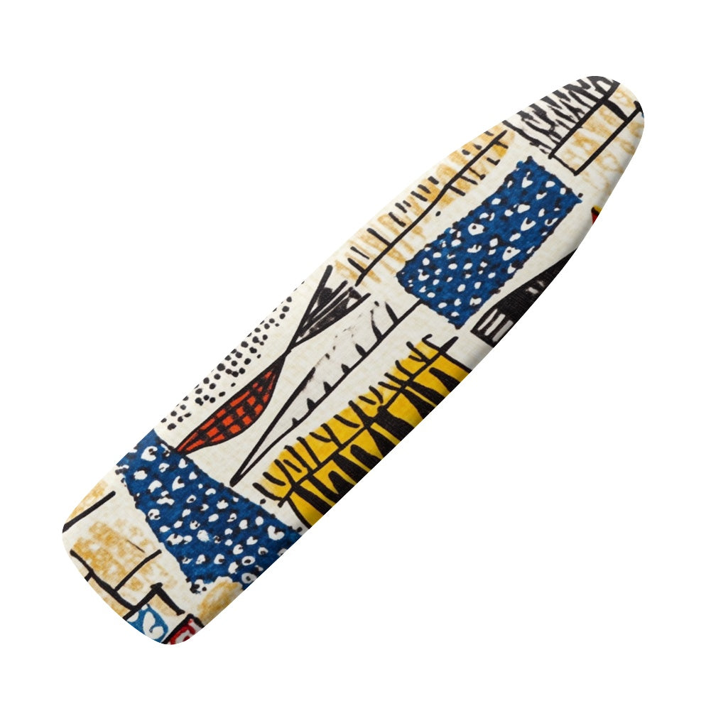 Ironing Board Cover - Velvet's View - Elegant Adinkra-Inspired Fabric Collection