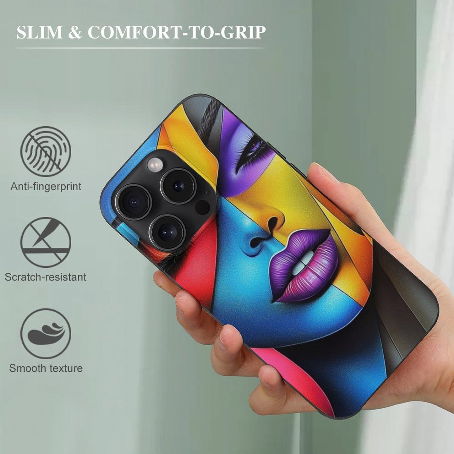 Case for iPhone 15 Series Case for iPhone 15 Pro - Black Girl Art - Velvet's View