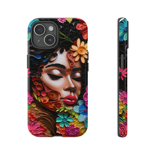 Tough Phone Cases - Black Girl Art - Velvet's