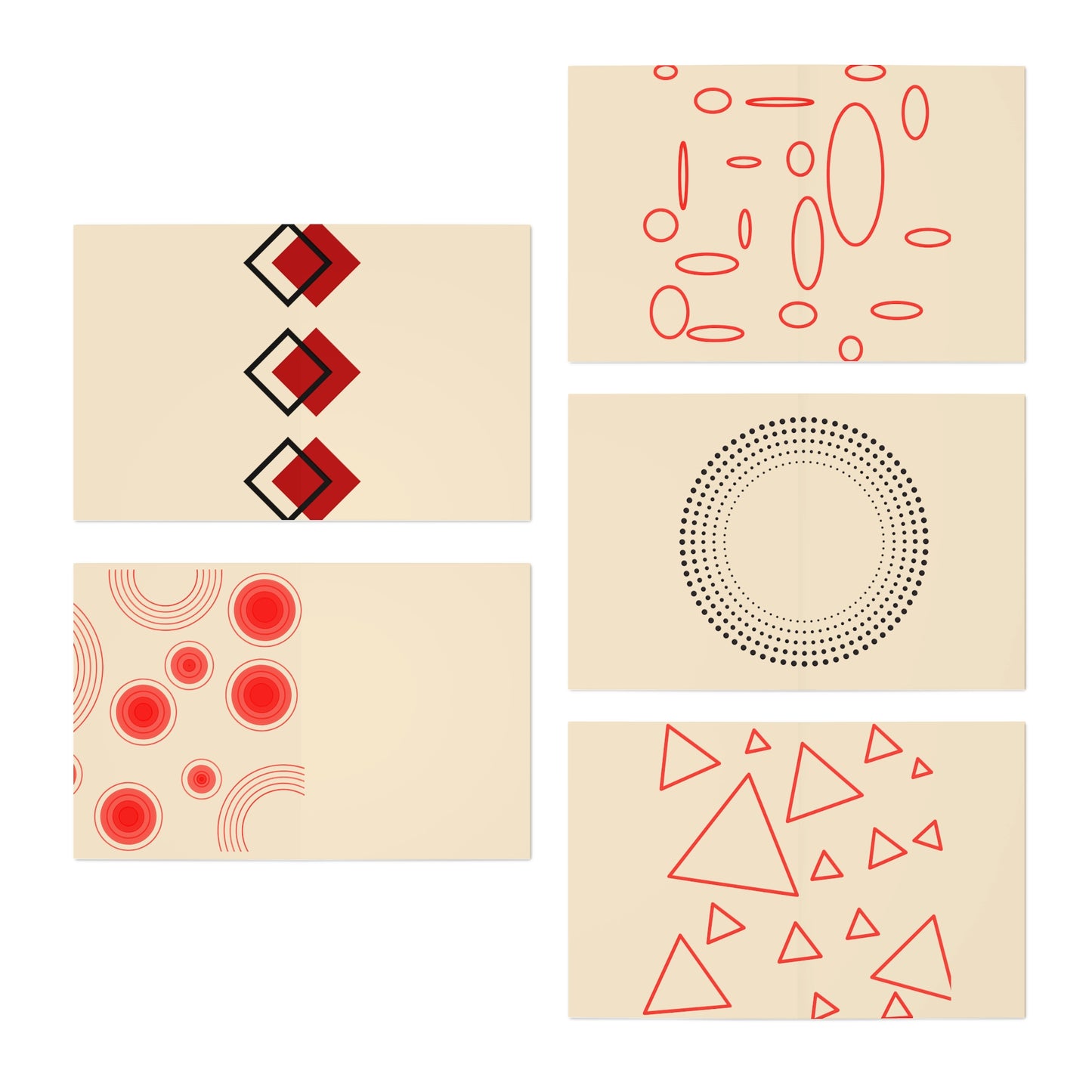 Multi-Design Greeting Cards (5-Pack)
