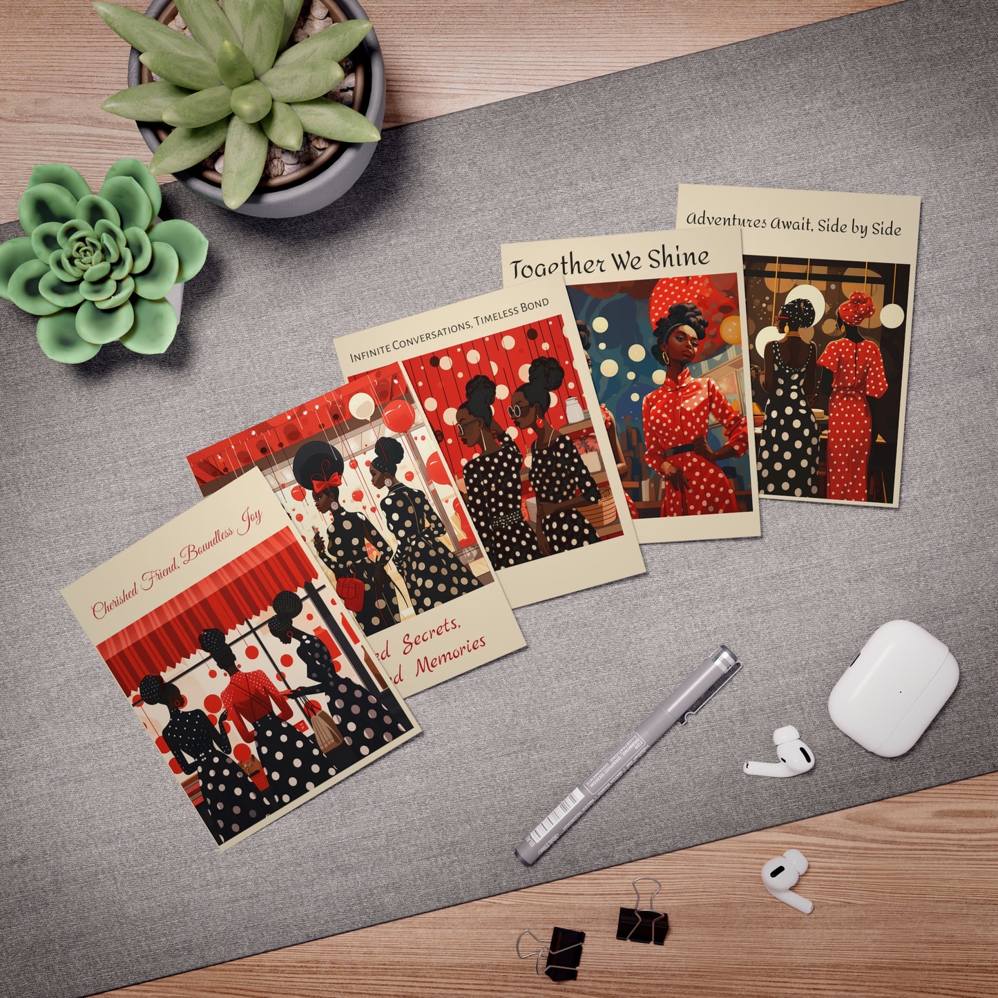 Multi-Design Greeting Cards (5-Pack)