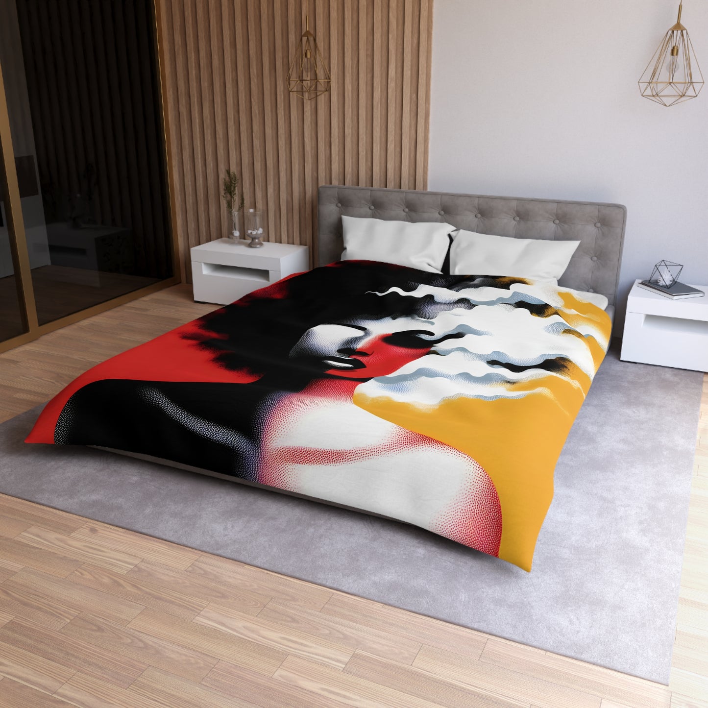 Microfiber Duvet Cover - Velvet's View - Vibrant Visions Collection