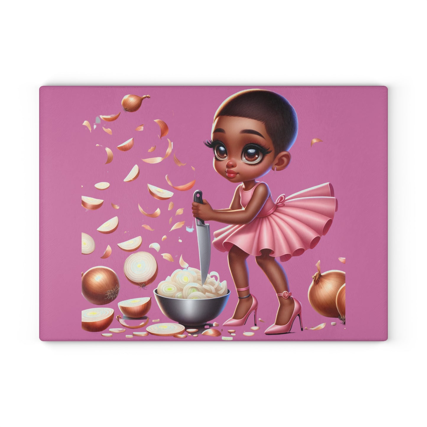 Onion Delight Glass Cutting Boards Collection - Glass Cutting Board - #2015