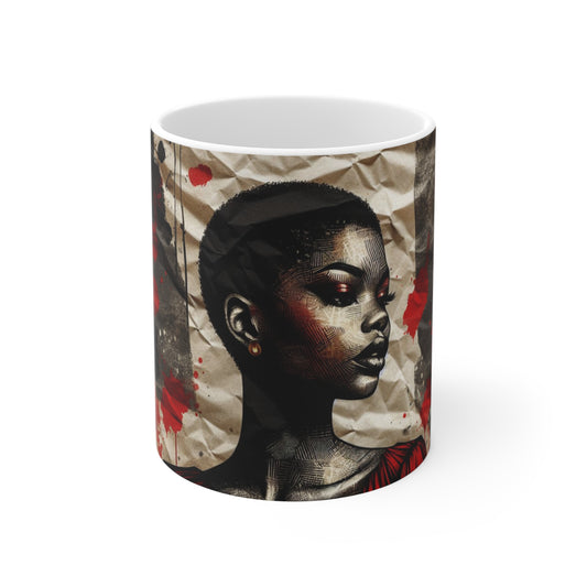 Bold Expressions: A Red and Black Journey Collection - Mug Collection  - #2011