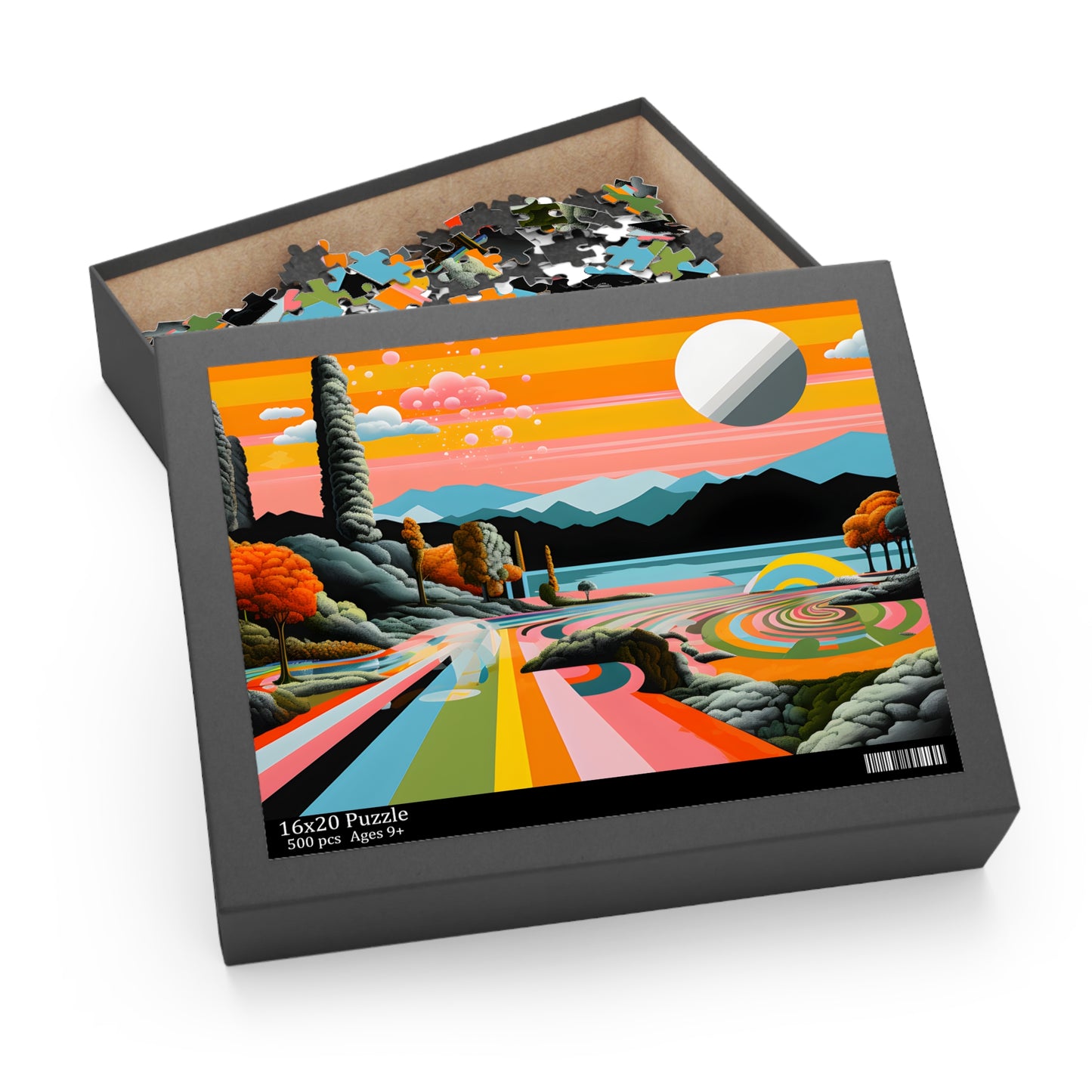 Puzzle - Black Girl Art - Velvet's View - (120, 252, 500-Piece)
