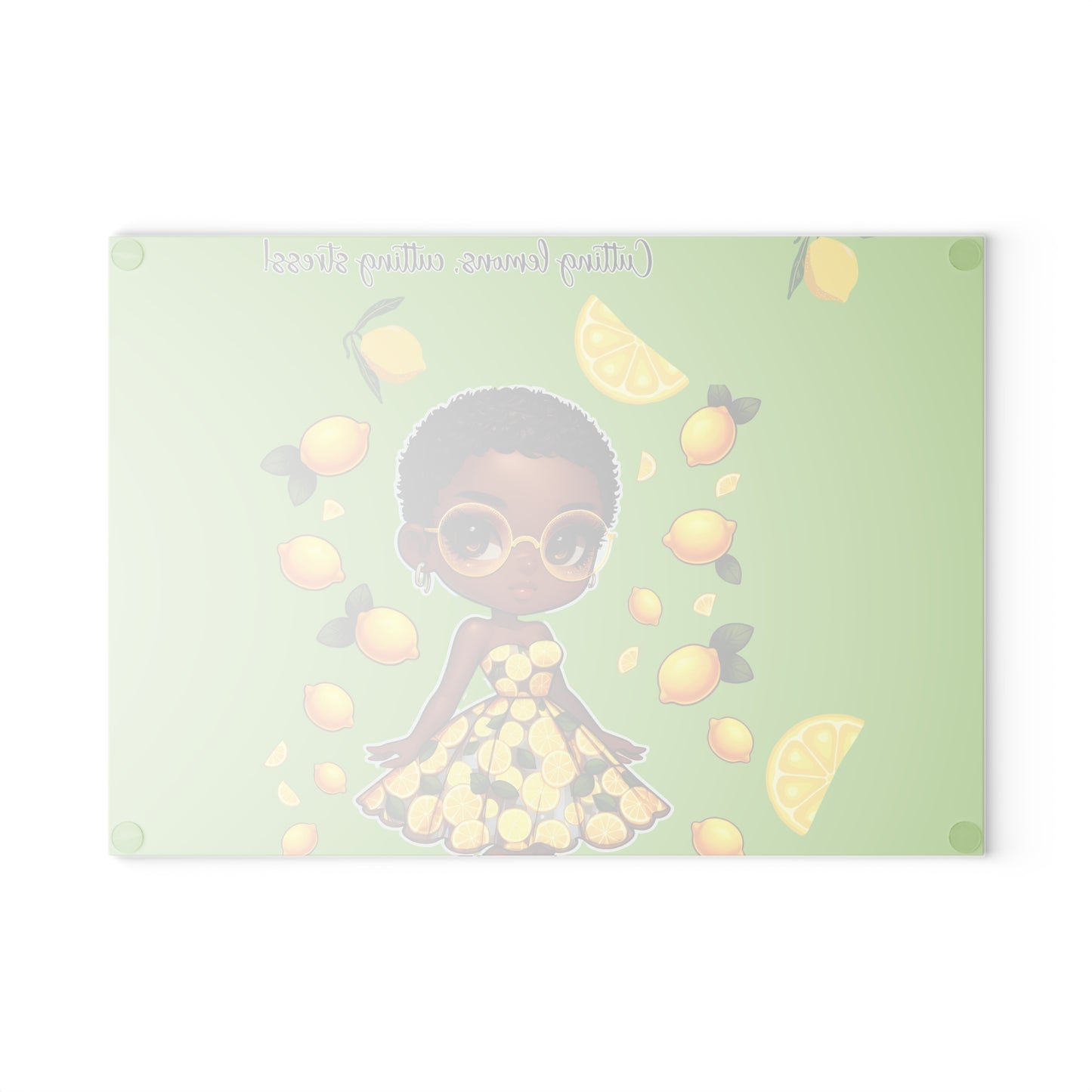 Glass Cutting Board - Velvet's View: The Lemon Delight Collection – 2014