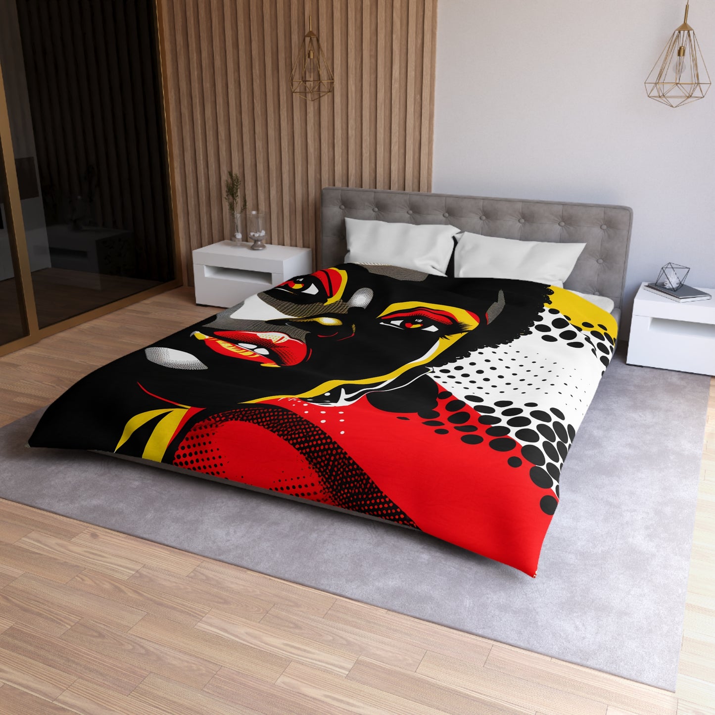 Microfiber Duvet Cover - Velvet's View - Vibrant Visions Collection