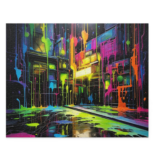Puzzle - Black Girl Art - Velvet's View - (120, 252, 500-Piece)