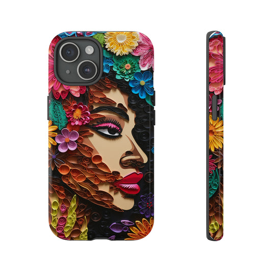 Tough Phone Cases - Black Girl Art - Velvet's