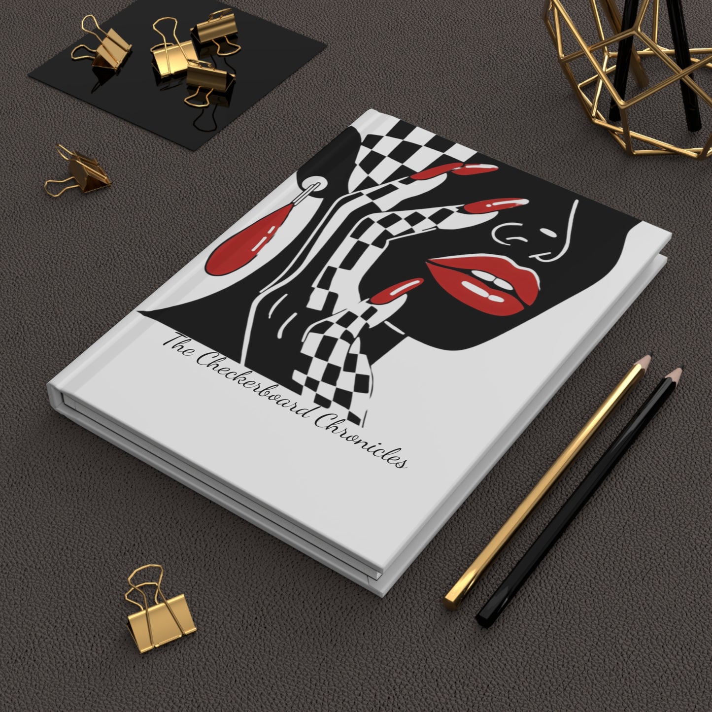 The Checkerboard Chronicles Hardcover Journal Matte