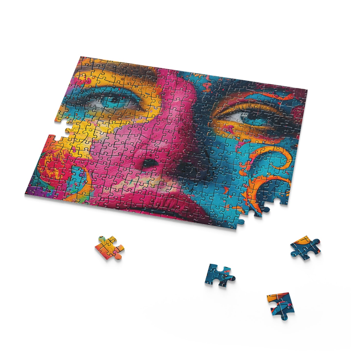 Puzzle - Black Girl Art - Velvet's View - (120, 252, 500-Piece)