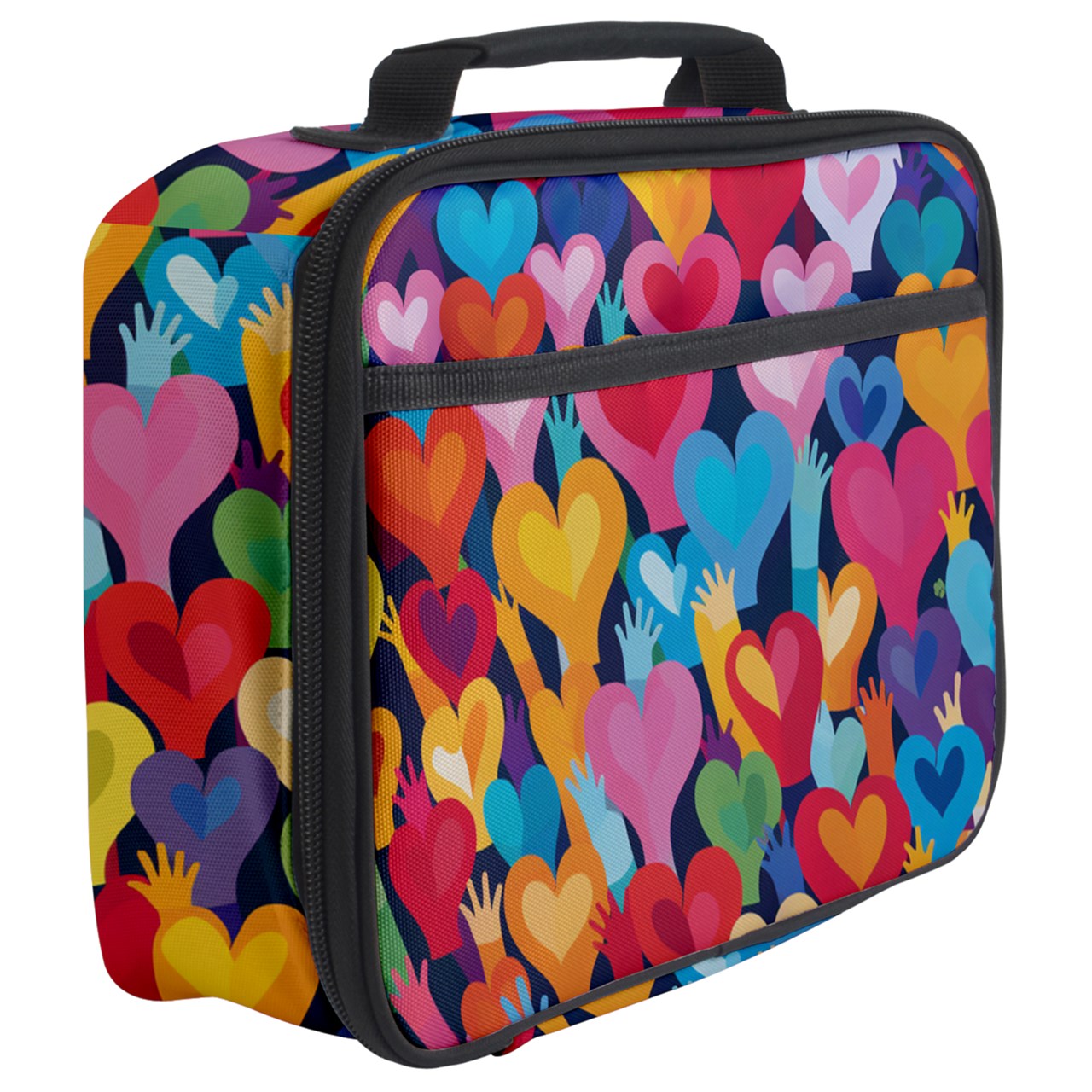 Radiant Hearts - #2013 Full Print Lunch Bag