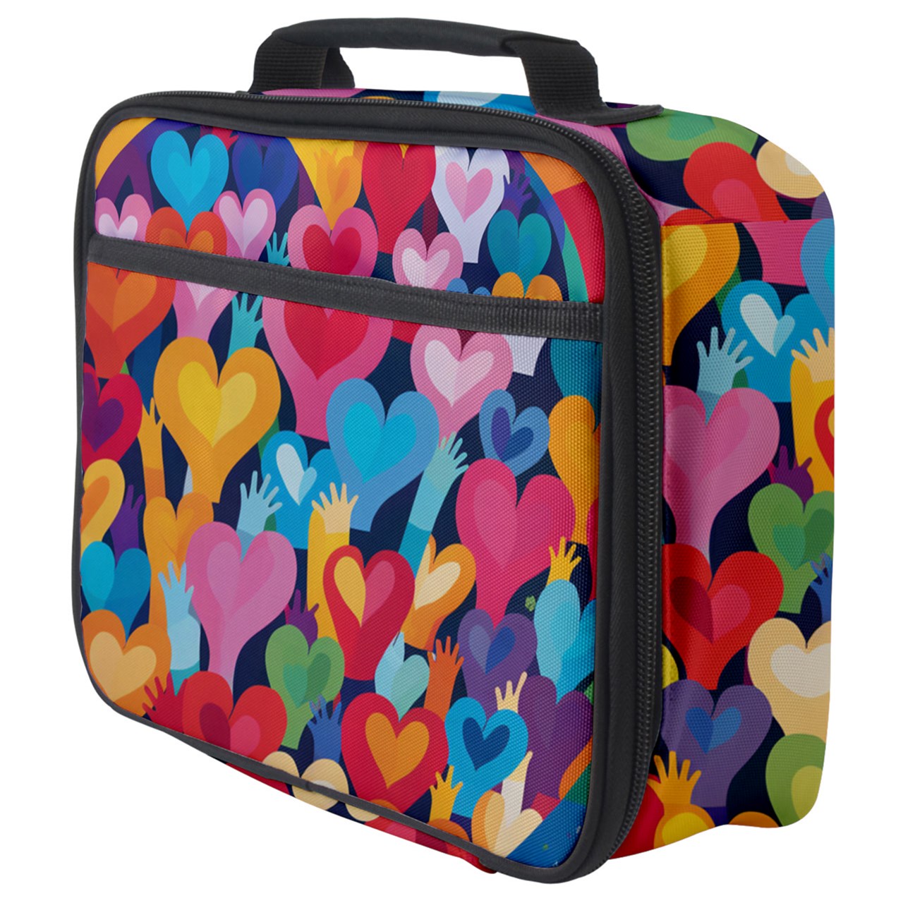 Radiant Hearts - #2013 Full Print Lunch Bag