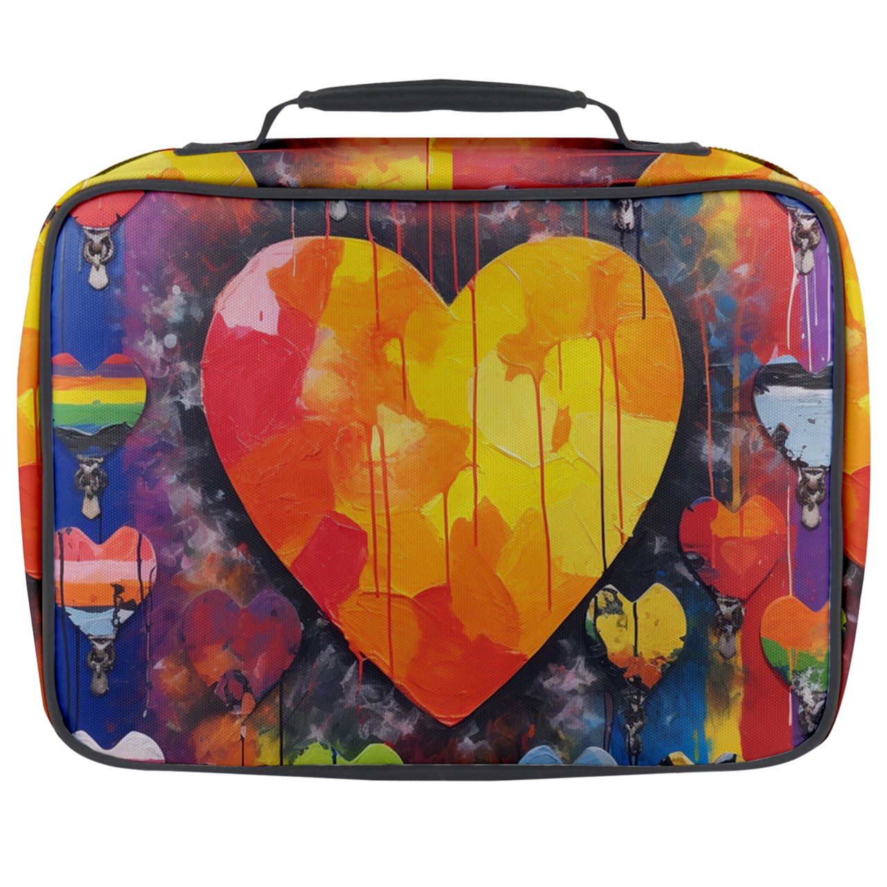 Radiant Hearts- #2014 Full Print Lunch Bag
