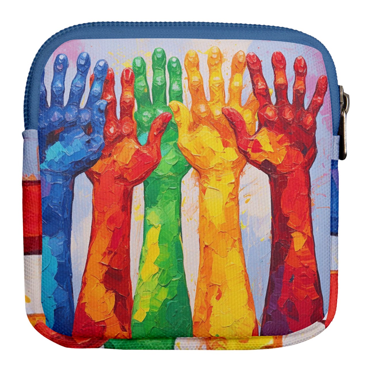 Radiant Hearts - Mini Square Pouch - #2012