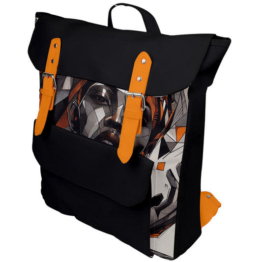 AfroFuturistic Elegance Collection - Buckle Up Backpack - #2011