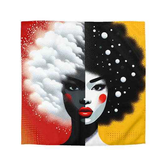 Microfiber Duvet Cover - Velvet's View - Vibrant Visions Collection