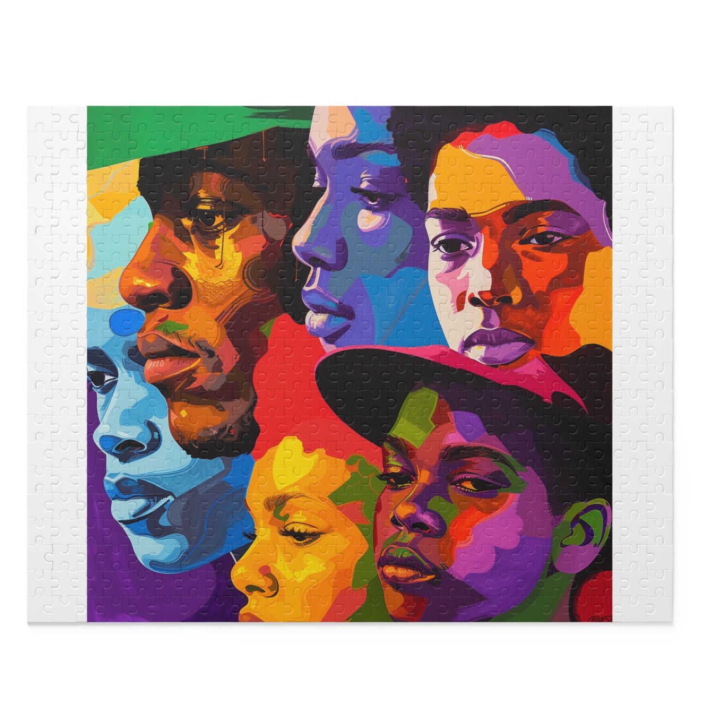 Puzzle - Black Girl Art - Velvet's View - (120, 252, 500-Piece)