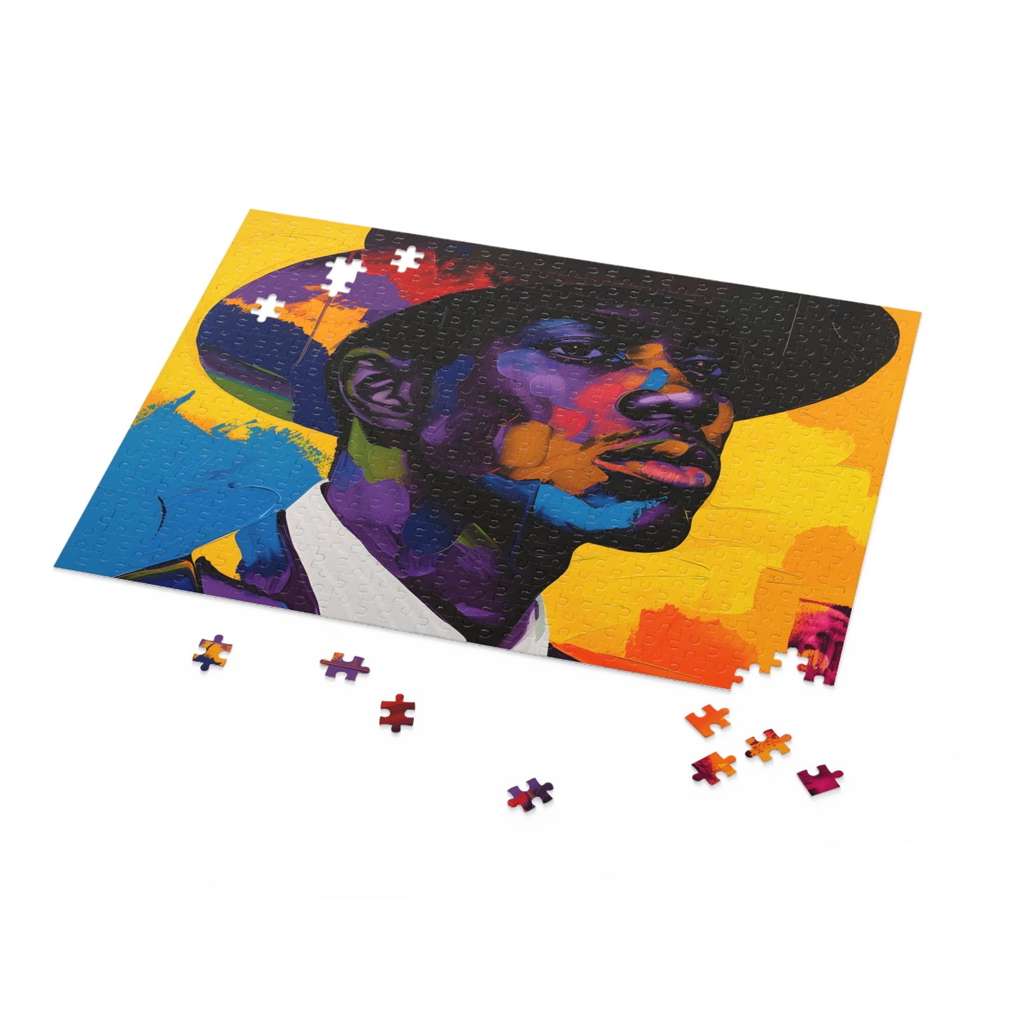 Puzzle - Black Girl Art - Velvet's View - (120, 252, 500-Piece)