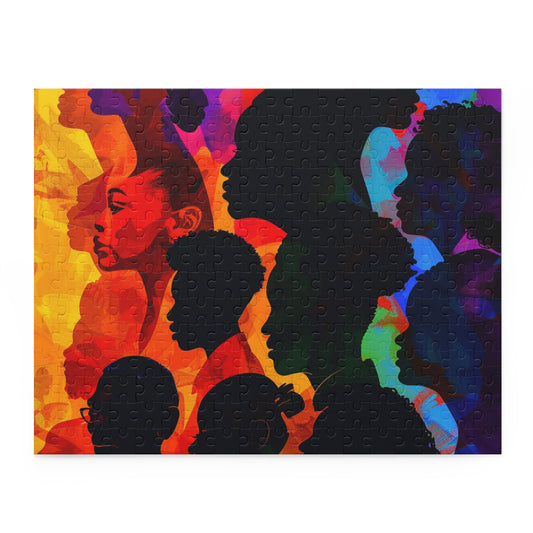 Puzzle - Black Girl Art - Velvet's View - (120, 252, 500-Piece)