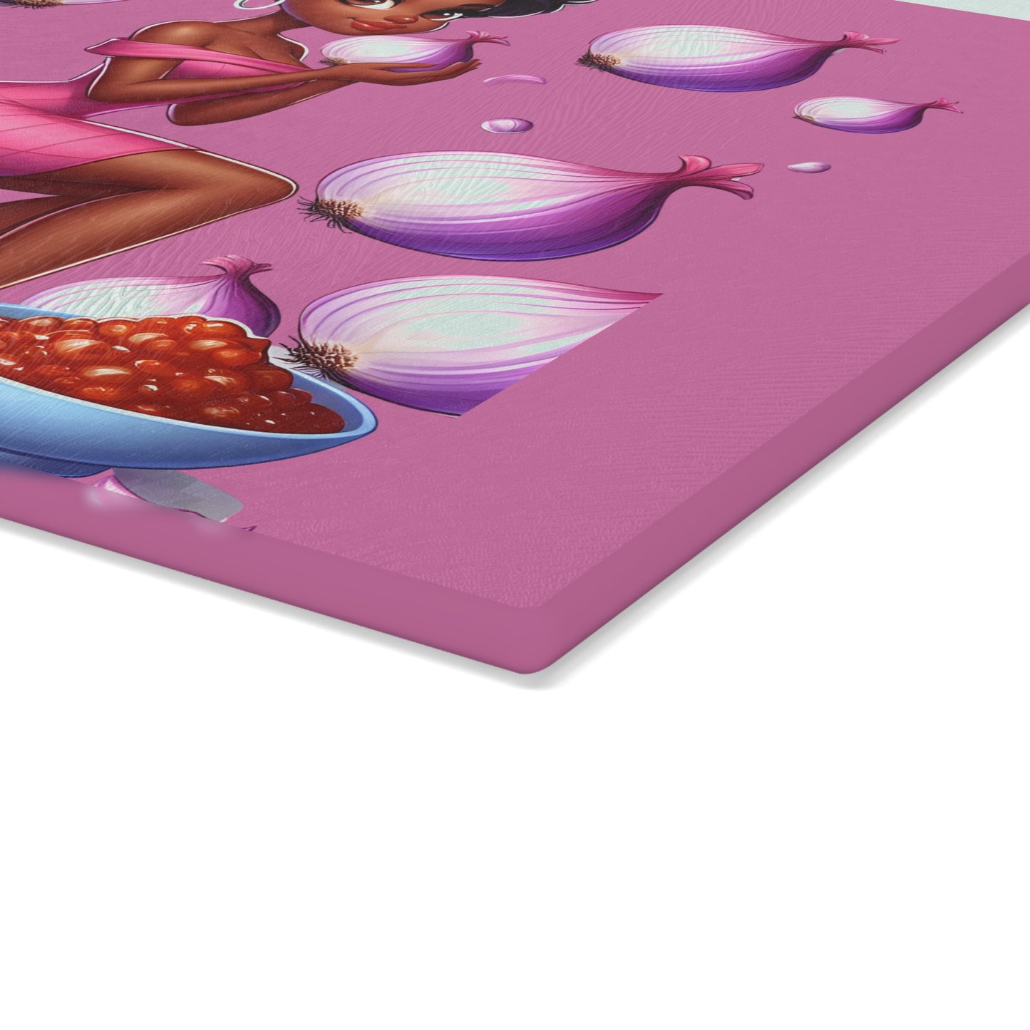 Glass Cutting Board - Onion Delight Glass Cutting Boards Collection 2011
