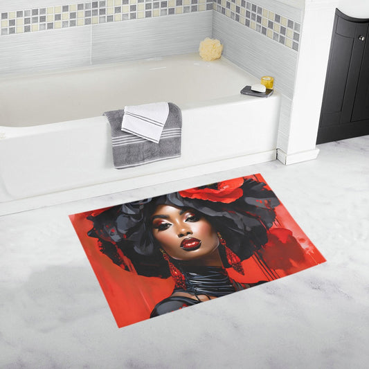 Bath Rug  - Velvet's View - Bold Elegance - The Poppy Collection