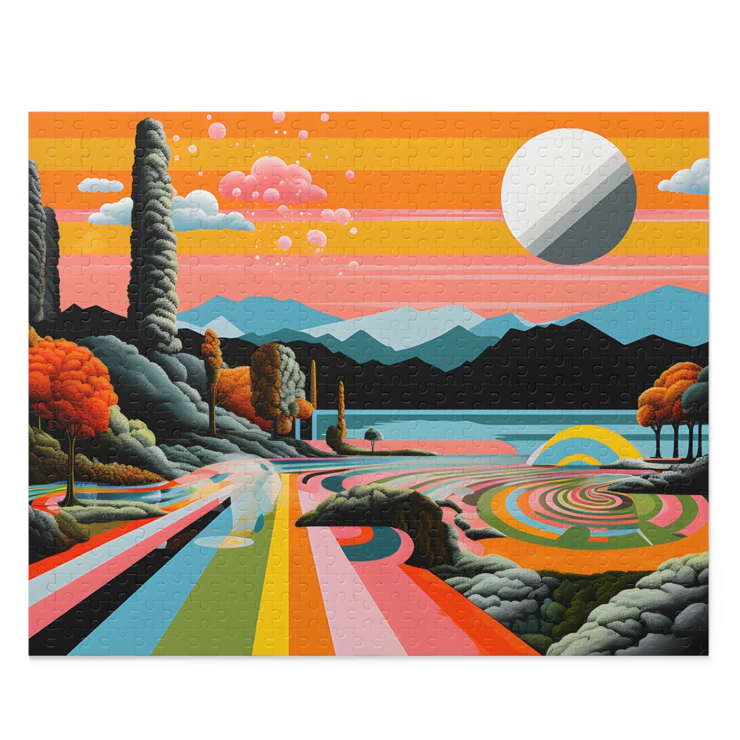 Puzzle - Black Girl Art - Velvet's View - (120, 252, 500-Piece)