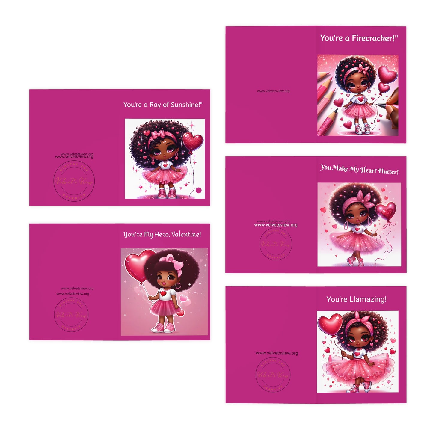 Multi-Design Greeting Cards (5-Pack)