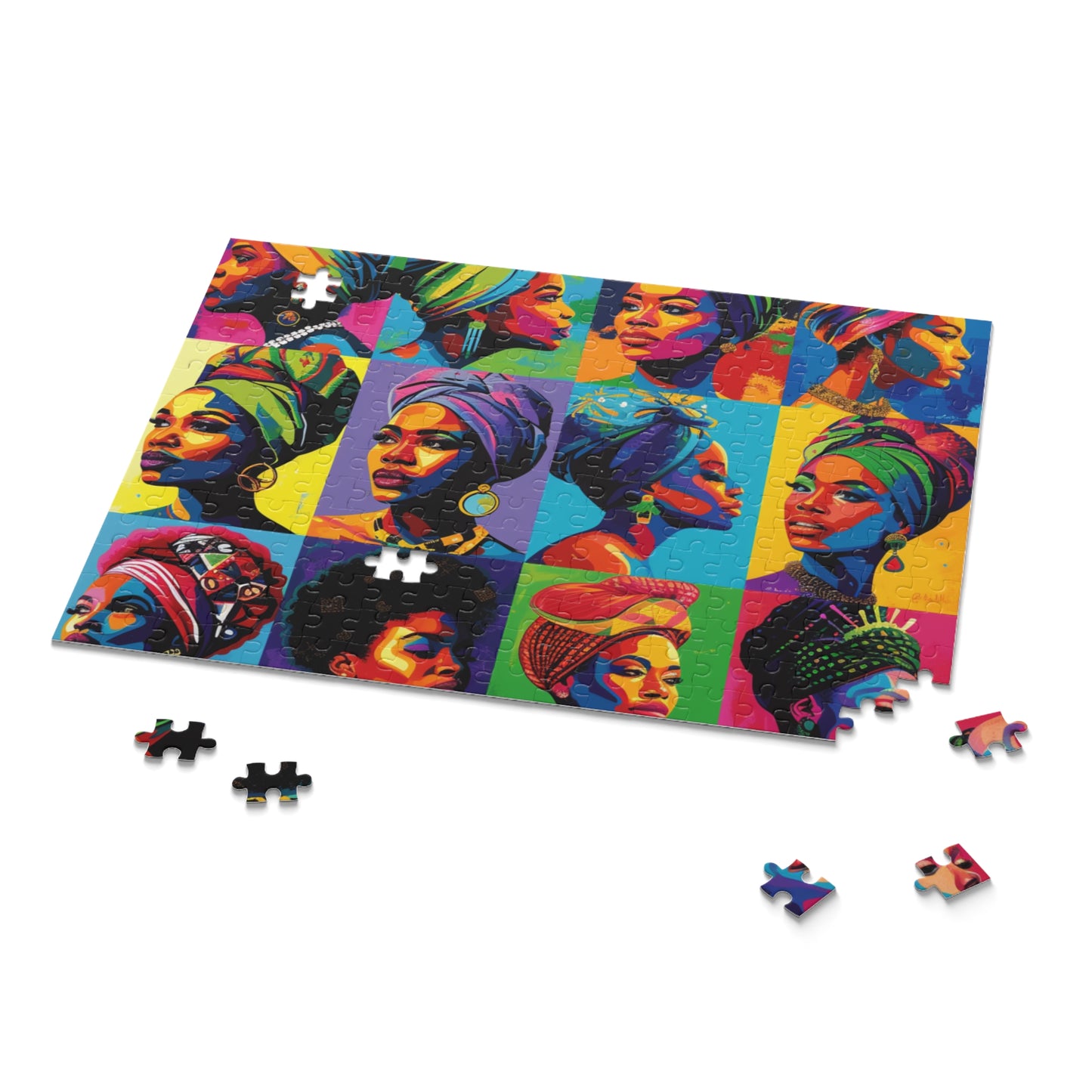 Puzzle - Black Girl Art - Velvet's View - (120, 252, 500-Piece)