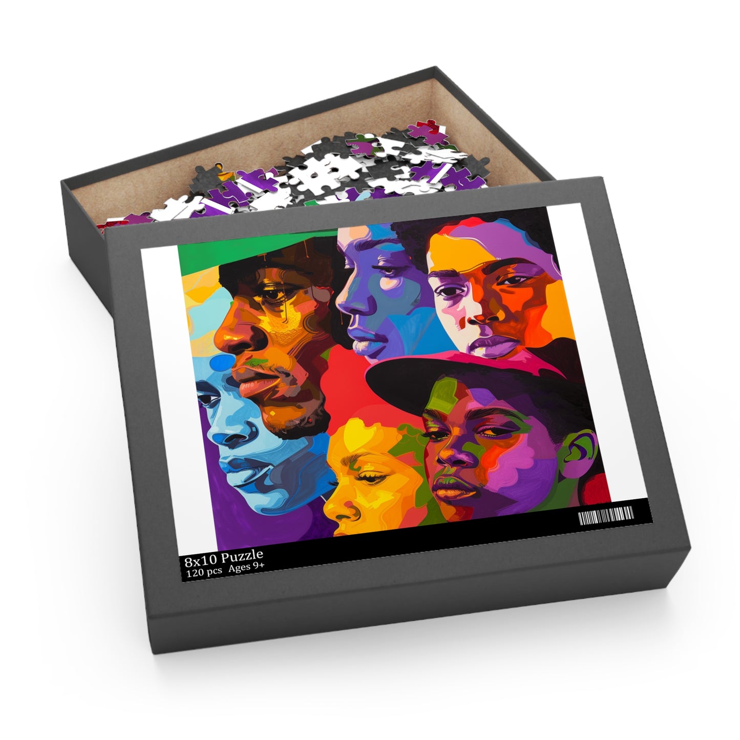 Puzzle - Black Girl Art - Velvet's View - (120, 252, 500-Piece)