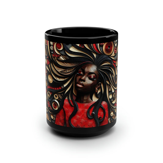 Black Mug, 15oz