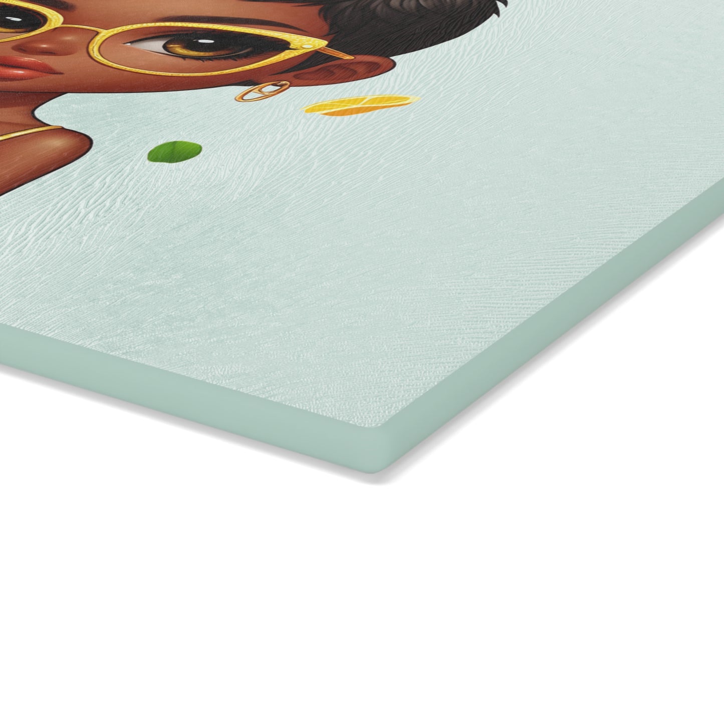 Glass Cutting Board - Velvet's View: The Lemon Delight Collection 2013