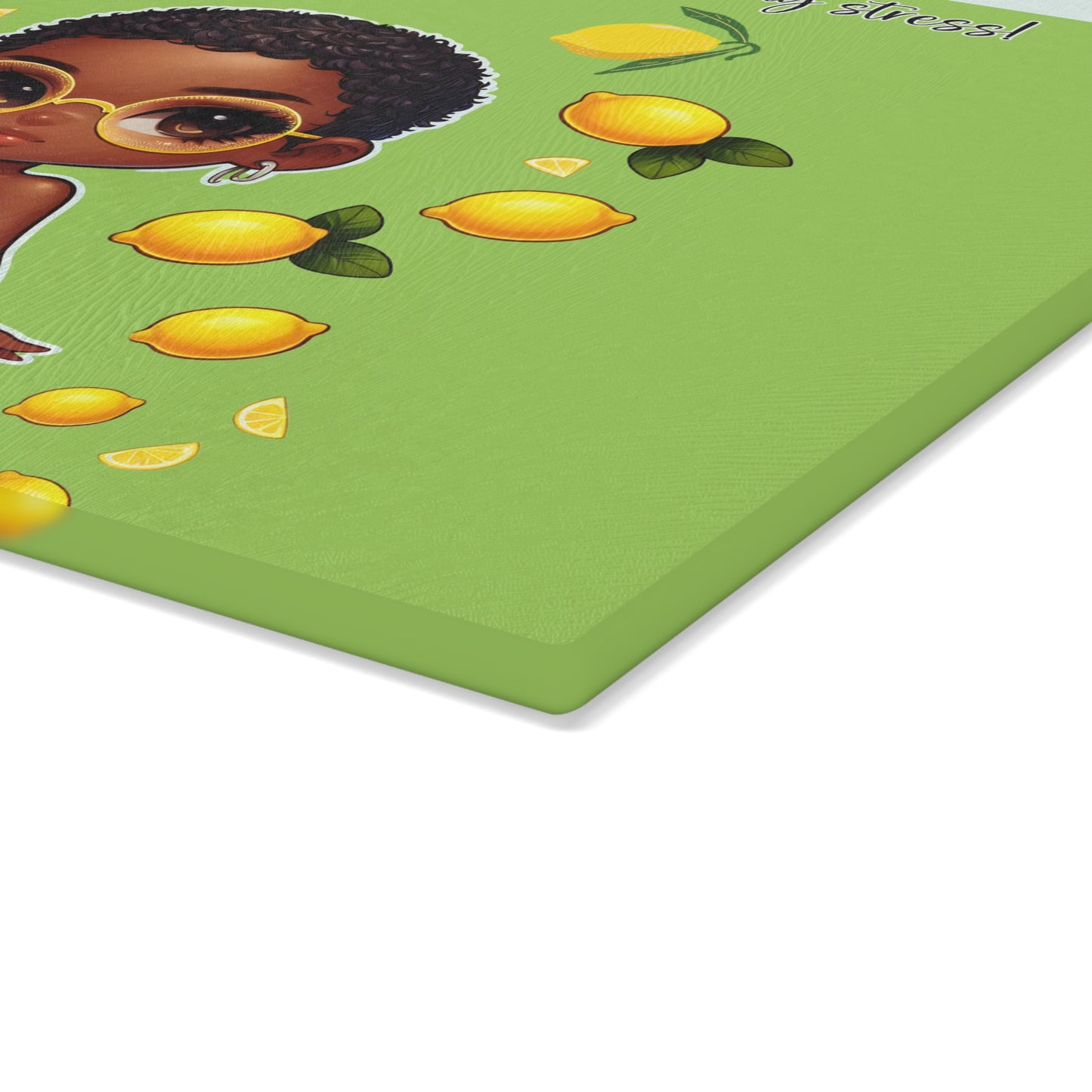 Glass Cutting Board - Velvet's View: The Lemon Delight Collection – 2014