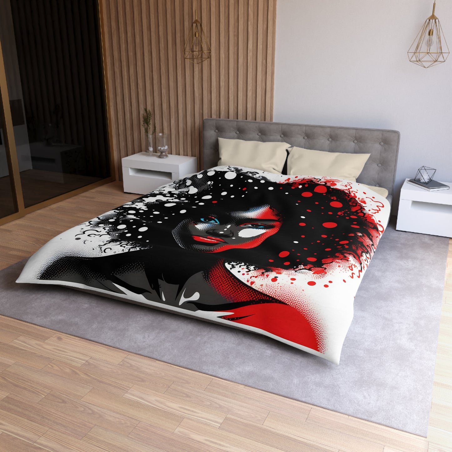 Microfiber Duvet Cover - Velvet's View - Vibrant Visions Collection