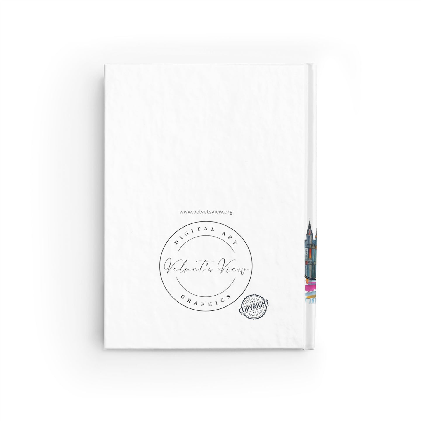 Velvets View - "Elegance on the Thames" Journal - Ruled Line