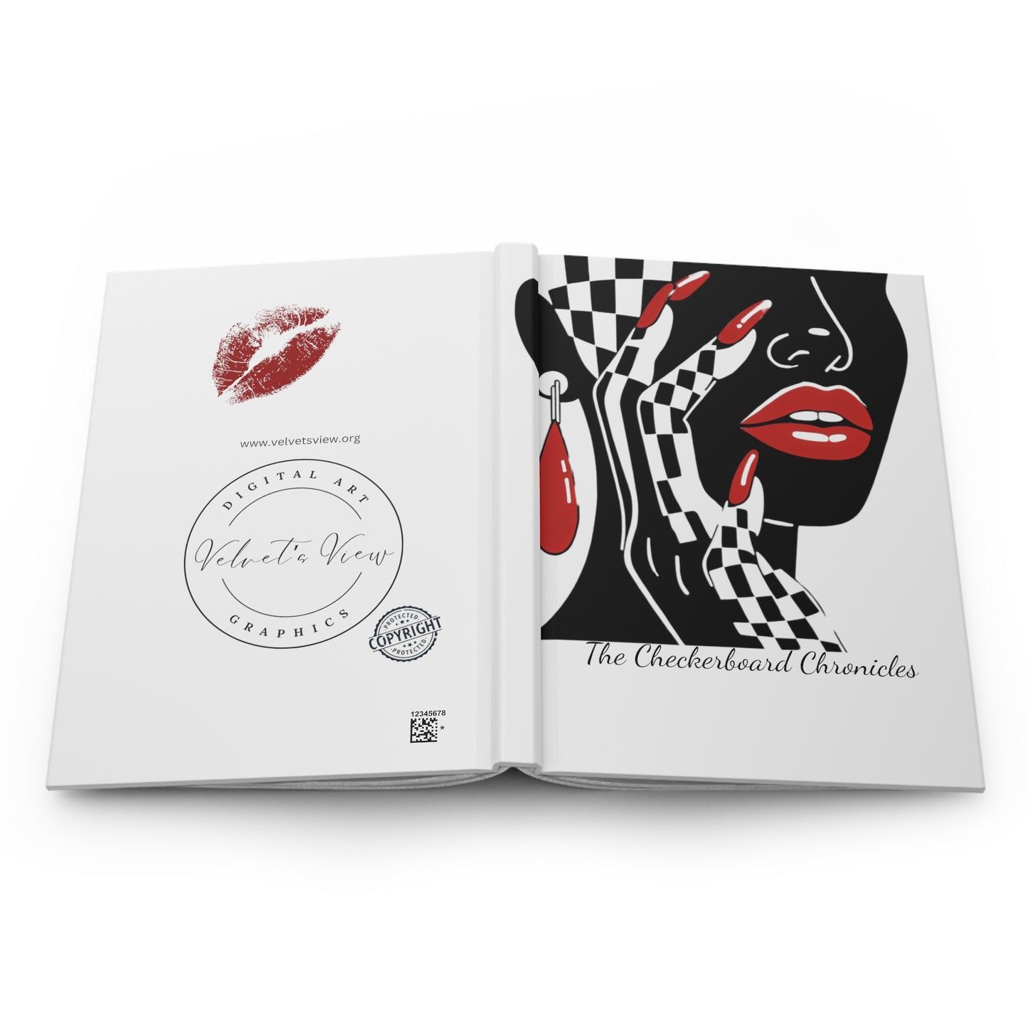 The Checkerboard Chronicles Hardcover Journal Matte