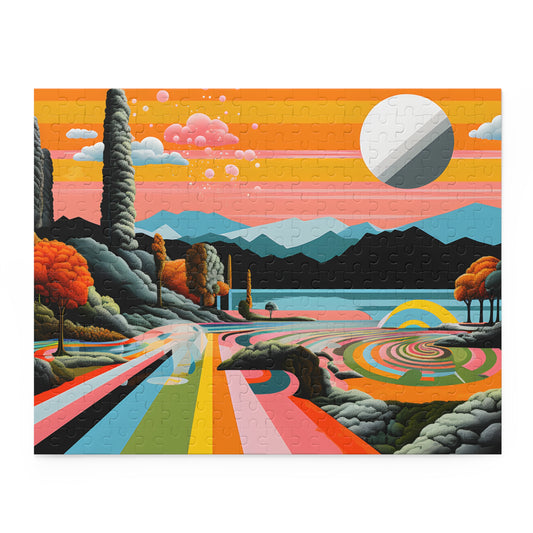 Puzzle - Black Girl Art - Velvet's View - (120, 252, 500-Piece)