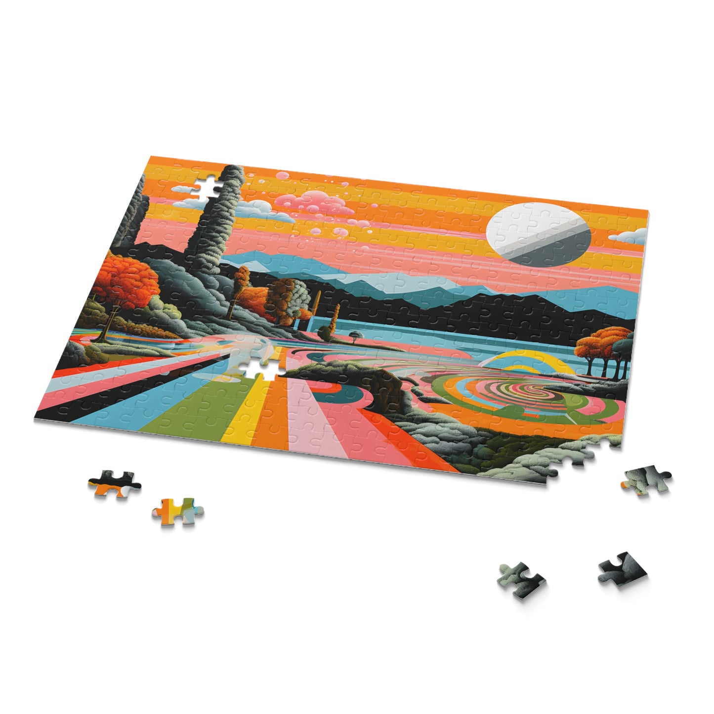 Puzzle - Black Girl Art - Velvet's View - (120, 252, 500-Piece)