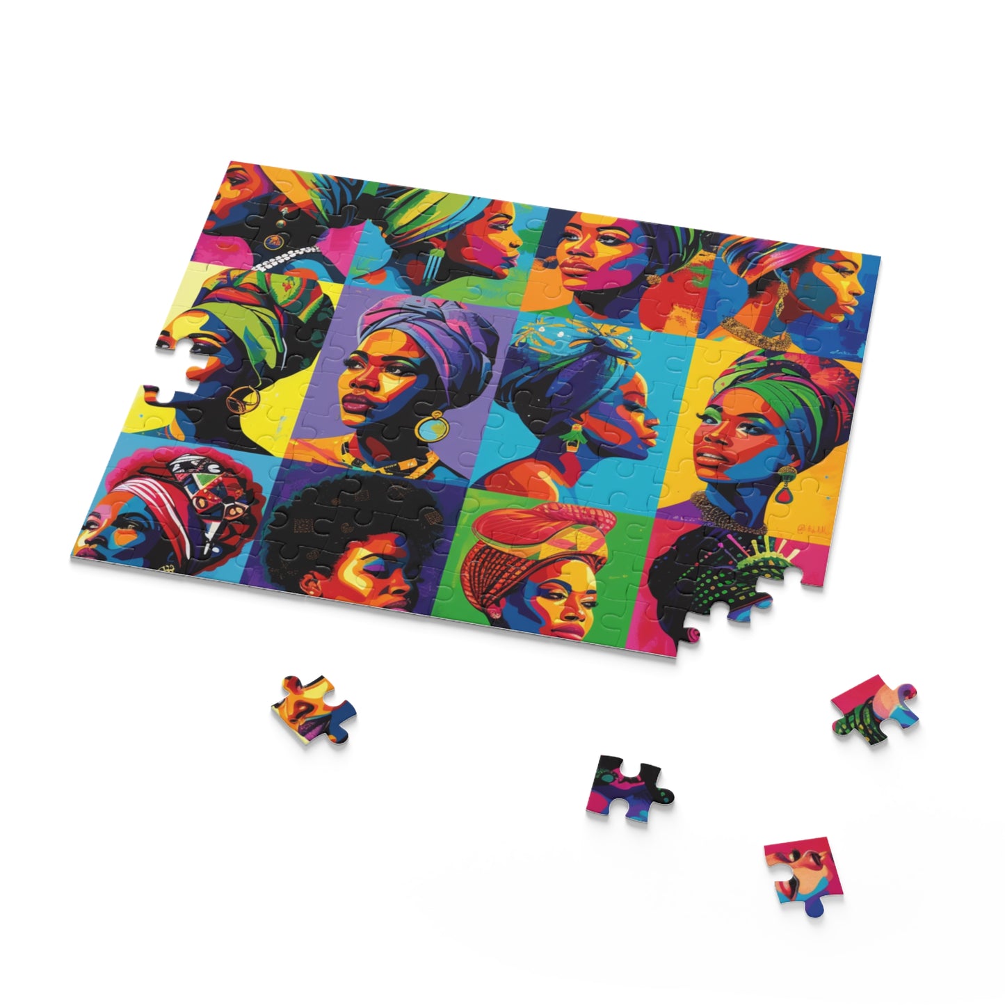 Puzzle - Black Girl Art - Velvet's View - (120, 252, 500-Piece)