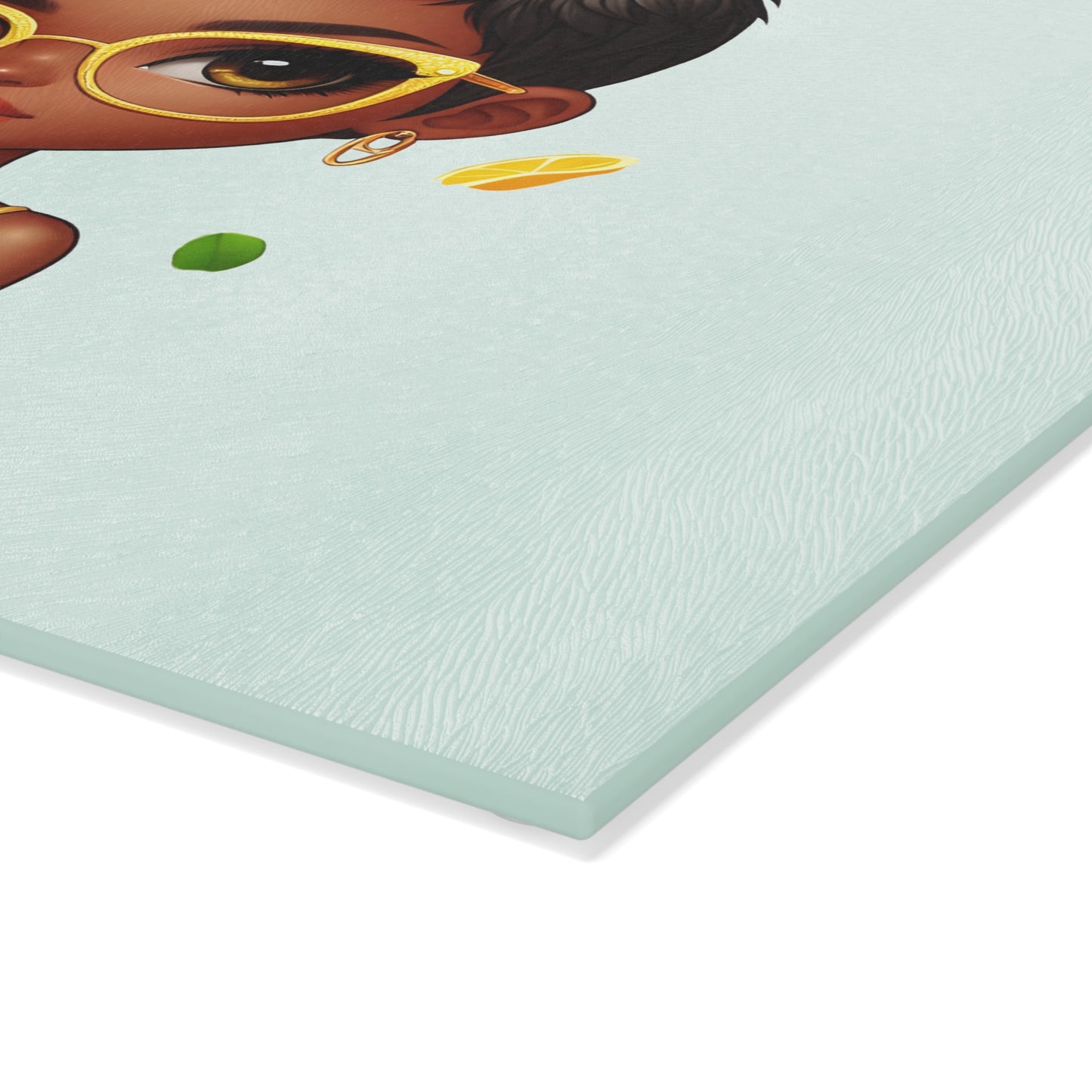 Glass Cutting Board - Velvet's View: The Lemon Delight Collection 2013