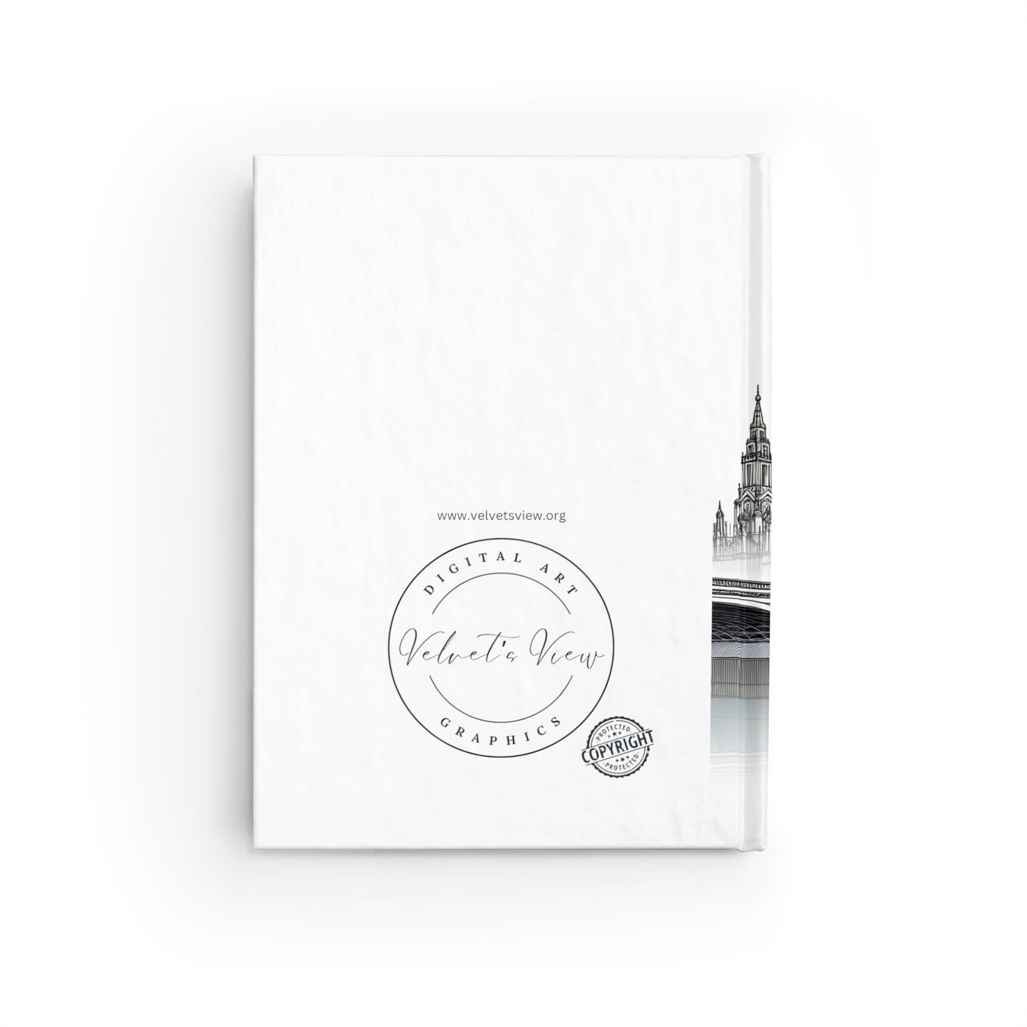 Velvets View - "Elegance on the Thames" Journal - Ruled Line