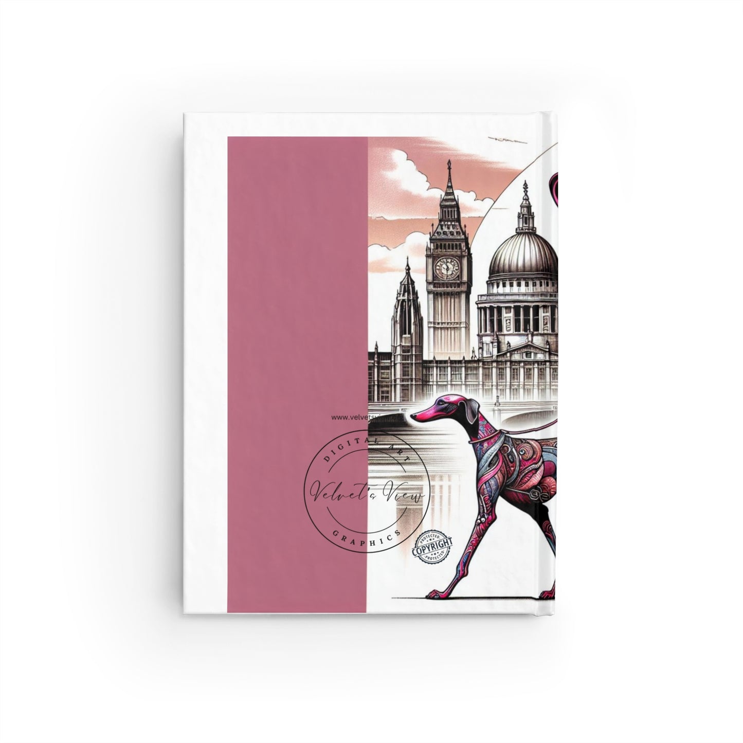 Velvets View - "Elegance on the Thames" Journal - Ruled Line